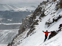 Snowboarding Extreme Terrain